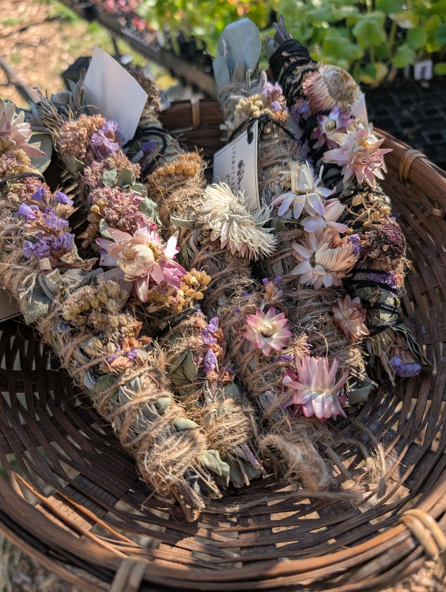 Herbal flower bundles