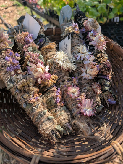 Herbal flower bundles